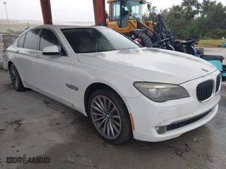 2011 BMW 7 Series 740i with VIN WBAKA4C53BC612857, listed as a IAAI auction lot 41416136 with 1 mi miles. Bid and sale history available at carsss.com. Image 1.