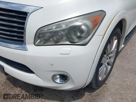 2012 Infiniti QX56 7-passenger with VIN JN8AZ2NF0C9517001, listed as a IAAI auction lot 42101650 with 225,257 mi miles. Bid and sale history available at carsss.com. Image 17.
