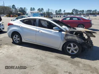 2014 Hyundai Elantra SE with VIN 5NPDH4AE1EH466624, listed as a Copart auction lot 50039175 with Not Provided miles and Salvage Title. Bid and sale history available at DreamBid. Image 4.