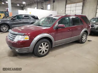 2008 Ford Taurus X SEL with VIN 1FMDK02W68GA42622, listed as a Copart auction lot 42715165 with 179,009 mi miles and Salvage Title. Bid and sale history available at carsss.com. Image 1.
