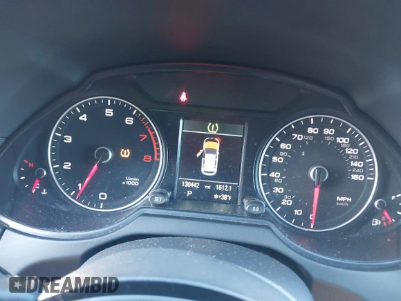 2016 Audi Q5 Premium Plus with VIN WA1L2AFP1GA045612, listed as a IAAI auction lot 41717575 with 130,442 mi miles. Bid and sale history available at carsss.com. Image 7.