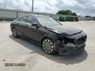 2018 Mercedes-Benz CLA with VIN WDDSJ4EB7JN669450, listed as a Copart auction lot 48736893 with 81,496 mi miles. Bid and sale history available at carsss.com. Image 4.