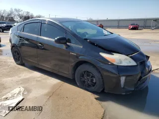 2013 Toyota Prius One with VIN JTDKN3DU4D1672944, listed as a Copart auction lot 46609085 with Not Provided miles and Salvage Title. Bid and sale history available at DreamBid. Image 4.