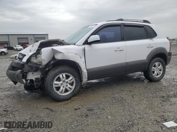 2007 Hyundai Tucson SE with VIN KM8JN12D37U524317, listed as a Copart auction lot 51601275 with 97,755 mi miles and Salvage Title. Bid and sale history available at carsss.com. Image 1.