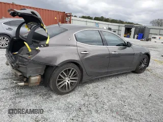2014 Maserati Ghibli z VIN ZAM57XSA9E1096594, wystawiony jako Copart lot #47187285 z przebiegiem 114 050 mil mil oraz Szkody całkowita. Historia ofert i sprzedaży dostępna na DreamBid. Obrazek 3.