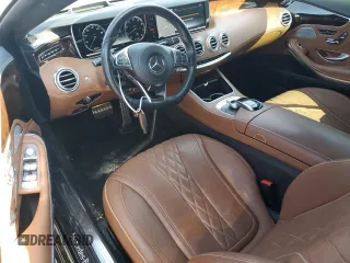 2017 Mercedes-Benz S 550 with VIN WDDXJ8FB1HA024368, listed as a Copart auction lot 72063484 with 44,182 mi miles and Salvage title. Bid and sale history available at DreamBid. Image 8.