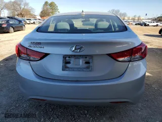 2011 Hyundai Elantra GLS PZEV with VIN 5NPDH4AE7BH048581, listed as a Copart auction lot 46663575 with 95,146 mi miles and Salvage Title. Bid and sale history available at carsss.com. Image 6.