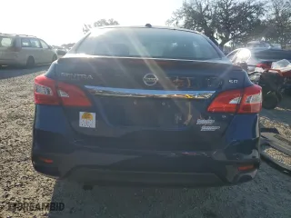 2016 Nissan Sentra SR with VIN 3N1AB7AP7GY225473, listed as a Copart auction lot 52875035 with 95,626 mi miles and Salvage Title. Bid and sale history available at carsss.com. Image 6.