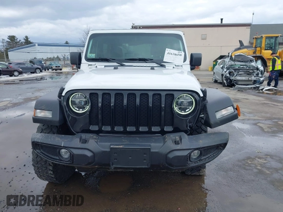2022 Jeep Wrangler Unlimited Sport S with VIN 1C4HJXDG3NW155467, listed as a IAAI auction lot 41638650 with 22,698 mi miles and . Bid and sale history available at DreamBid. Image 12.