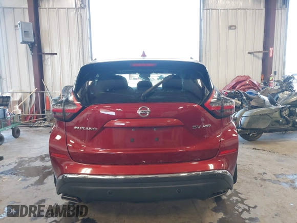 2019 Nissan Murano S with VIN 5N1AZ2MS4KN146467, listed as a IAAI auction lot 41957169 with 56,018 mi miles. Bid and sale history available at carsss.com. Image 17.