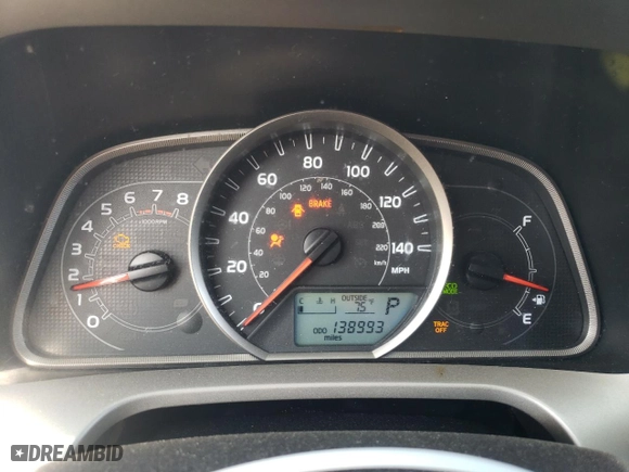 2013 Toyota RAV4 XLE with VIN 2T3WFREV1DW040509, listed as a Copart auction lot 47312515 with 138,993 mi miles and Salvage Title. Bid and sale history available at carsss.com. Image 9.