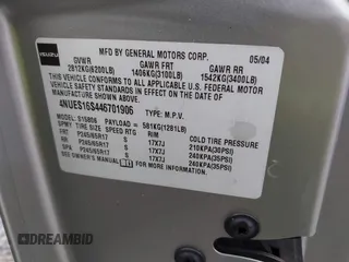 2004 Isuzu Ascender S с VIN 4NUES16S446701906, выставлен на аукционе IAAI как лот 41905135 с пробегом 143 088 миль миль и . История ставок и продаж доступна на DreamBid. Изображение 9.