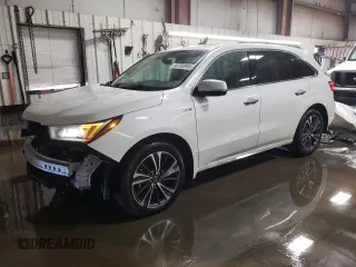 2020 Acura MDX Sport Hybrid w/Technology Pkg with VIN 5J8YD7H57LL001702, listed as a Copart auction lot 88760995 with 15,010 mi miles and Salvage Title. Bid and sale history available at carsss.com. Image 1.