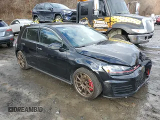 2017 Volkswagen Golf GTI Autobahn with VIN 3VW547AU8HM061459, listed as a Copart auction lot 81270054 with 99,438 mi miles and Salvage Title. Bid and sale history available at carsss.com. Image 4.