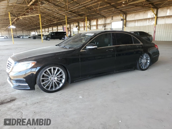 2015 Mercedes-Benz S 550 with VIN WDDUG8CB7FA068491, listed as a Copart auction lot 61051245 with 152,844 mi miles and Clean title. Bid and sale history available at DreamBid. Image 1.