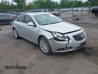 2011 Buick Regal CXL RL2 with VIN W04GP5EC9B1093862, listed as a IAAI auction lot 42353002 with 136,095 mi miles and . Bid and sale history available at DreamBid. Image 1.