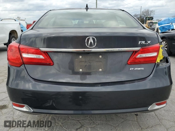 2014 Acura RLX Tech Pkg with VIN JH4KC1F5XEC003503, listed as a Copart auction lot 51768235 with 202,083 mi miles and Clean Title. Bid and sale history available at carsss.com. Image 6.