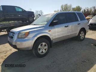 2006 Honda Pilot LX with VIN 2HKYF18176H525718, listed as a Copart auction lot 52379305 with 160,515 mi miles and Salvage Title. Bid and sale history available at carsss.com. Image 1.