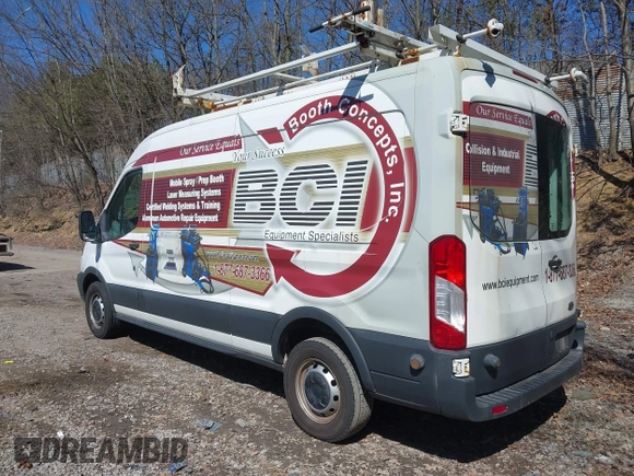 2016 Ford Transit Cargo z VIN 1FTYR2CG4GKA82911, wystawiony jako IAAI lot #41909433 z przebiegiem Nie podano mil oraz . Historia ofert i sprzedaży dostępna na DreamBid. Obrazek 3.