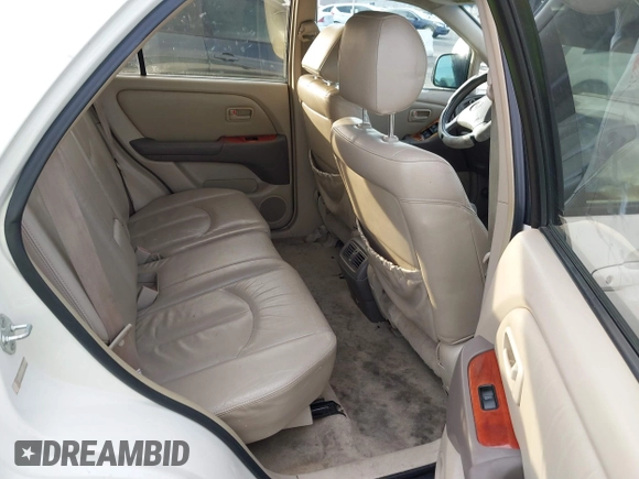 2000 Lexus RX 300 with VIN JT6GF10U2Y0068566, listed as a IAAI auction lot 41636344 with 279,388 mi miles. Bid and sale history available at carsss.com. Image 8.