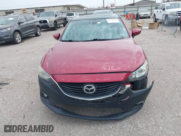 2014 Mazda 6 i Grand Touring with VIN JM1GJ1W57E1108539, listed as a IAAI auction lot 41749387 with Not Provided miles. Bid and sale history available at carsss.com. Image 12.