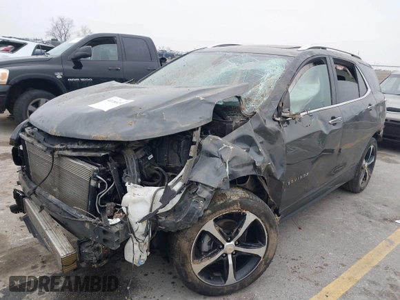 2021 Chevrolet Equinox Premier z VIN 2GNAXXEV2M6118116, wystawiony jako IAAI lot #41185151 z przebiegiem 91 837 mil mil oraz . Historia ofert i sprzedaży dostępna na DreamBid. Obrazek 2.