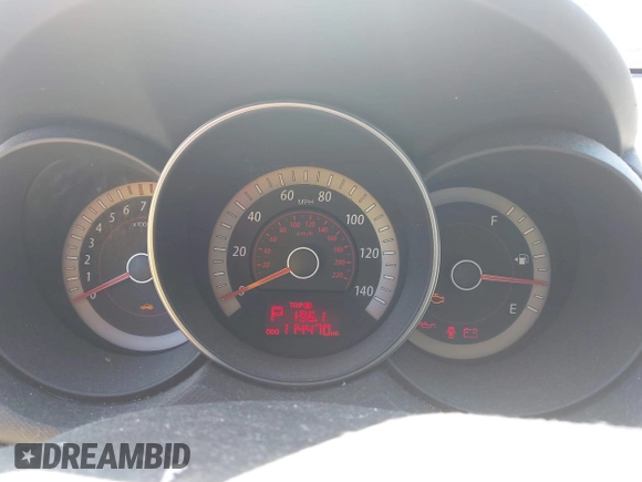 2010 Kia Forte LX with VIN KNAFT4A29A5061695, listed as a IAAI auction lot 42034559 with 114,470 mi miles. Bid and sale history available at carsss.com. Image 7.