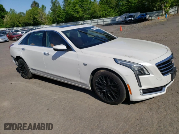 2017 Cadillac CT6 Plug-In RWD with VIN LREKK5RX1HA062210, listed as a Copart auction lot 56405615 with 79,359 mi miles and Salvage title. Bid and sale history available at DreamBid. Image 4.