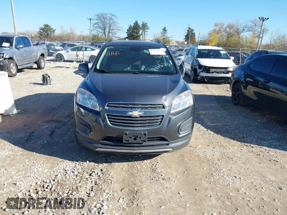 2016 Chevrolet Trax LT with VIN 3GNCJPSB7GL265388, listed as a IAAI auction lot 40809653 with 114,847 mi miles. Bid and sale history available at carsss.com. Image 12.