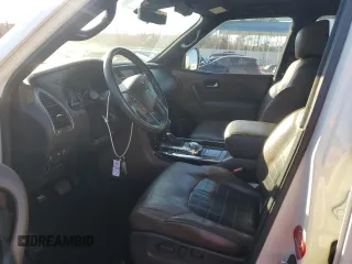 2018 Nissan Armada Platinum with VIN JN8AY2NE5J9733126, listed as a Copart auction lot 47739275 with 102,188 mi miles and Salvage Title. Bid and sale history available at carsss.com. Image 7.