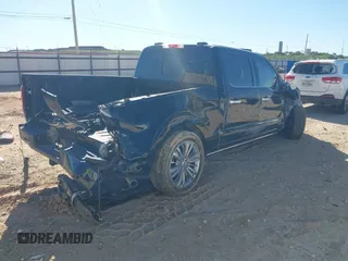 2024 Ford F-150 with VIN 1FTFW7LD9RFB84896, listed as a IAAI auction lot 42256542 with 21,212 mi miles and . Bid and sale history available at DreamBid. Image 4.
