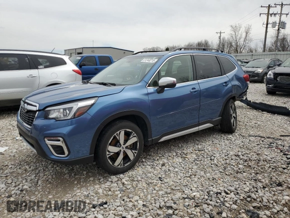 2020 Subaru Forester Touring with VIN JF2SKAXC3LH441721, listed as a Copart auction lot 51243215 with 53,489 mi miles and Salvage Title. Bid and sale history available at carsss.com. Image 1.