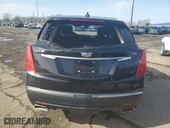 2017 Cadillac XT5 Luxury FWD with VIN 1GYKNBRS9HZ289469, listed as a Copart auction lot 51104925 with 109,428 mi miles and Clean Title. Bid and sale history available at carsss.com. Image 6.