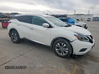2018 Nissan Murano S with VIN 5N1AZ2MG6JN179643, listed as a Copart auction lot 48933545 with 123,739 mi miles and Salvage Title. Bid and sale history available at DreamBid. Image 4.
