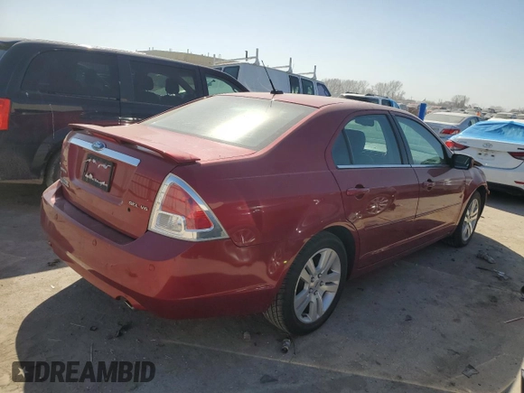 2008 Ford Fusion SEL with VIN 3FAHP08108R221949, listed as a Copart auction lot 48541285 with 0 mi miles and Salvage Title. Bid and sale history available at carsss.com. Image 3.