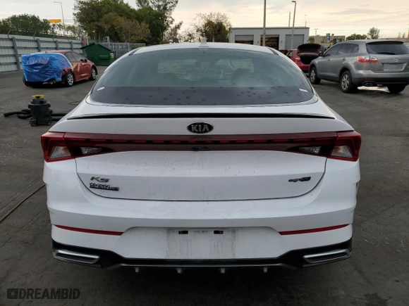 2021 Kia K5 GT-Line with VIN 5XXG64J26MG063063, listed as a Copart auction lot 50441715 with 68,447 mi miles and Non Repairable. Bid and sale history available at carsss.com. Image 6.