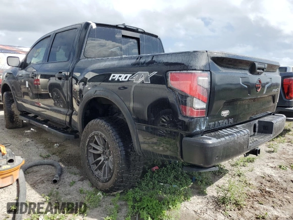 2023 Nissan Titan SV with VIN 1N6AA1ED8PN110324, listed as a Copart auction lot 74601384 with 11,997 mi miles and Non repairable. Bid and sale history available at DreamBid. Image 2.