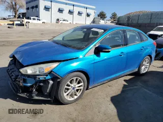 2016 Ford Focus SE with VIN 1FADP3F28GL207497, listed as a Copart auction lot 44122355 with 81,528 mi miles and Salvage Title. Bid and sale history available at carsss.com. Image 1.