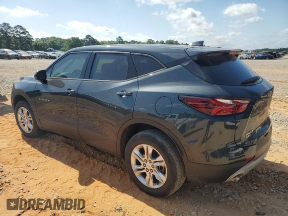 2020 Chevrolet Blazer LT with VIN 3GNKBCR46LS646593, listed as a Copart auction lot 53586385 with Not provided miles and Salvage title. Bid and sale history available at DreamBid. Image 2.