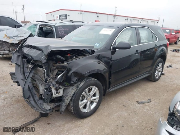 2017 Chevrolet Equinox LS with VIN 2GNALBEKXH1519713, listed as a IAAI auction lot 41601713 with 73,044 mi miles. Bid and sale history available at carsss.com. Image 2.