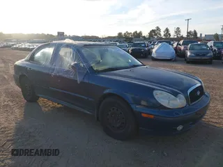 2003 Hyundai Sonata with VIN KMHWF25S93A887316, listed as a IAAI auction lot 41714217 with 299,890 mi miles. Bid and sale history available at carsss.com. Image 1.