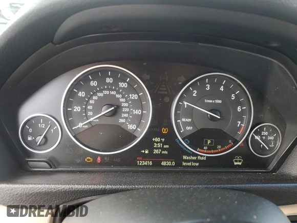 2013 BMW 3 Series 328i with VIN WBA3A5G53DNP26014, listed as a Copart auction lot 51509815 with 123,416 mi miles and Clean Title. Bid and sale history available at carsss.com. Image 11.