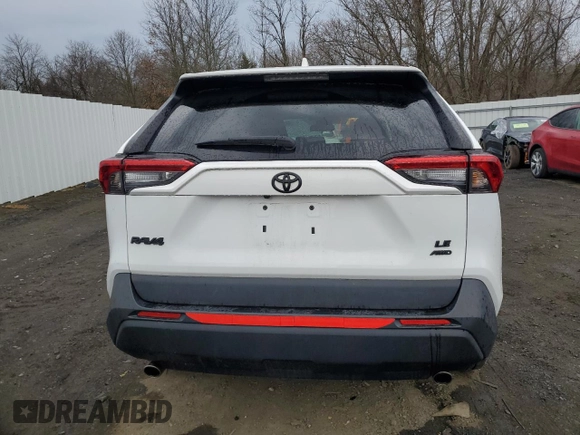 2021 Toyota RAV4 LE with VIN 2T3G1RFV0MW239133, listed as a Copart auction lot 46693685 with 64,964 mi miles and Salvage Title. Bid and sale history available at carsss.com. Image 6.