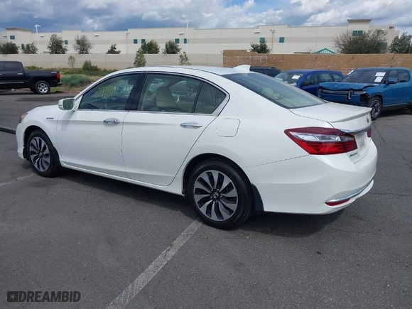 2017 Honda Accord Hybrid EX-L with VIN JHMCR6F50HC031783, listed as a IAAI auction lot 41909790 with NaN miles. Bid and sale history available at carsss.com. Image 3.