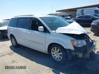 2016 Chrysler Town & Country Touring with VIN 2C4RC1BG6GR173438, listed as a IAAI auction lot 41631694 with 129,776 mi miles. Bid and sale history available at carsss.com. Image 1.