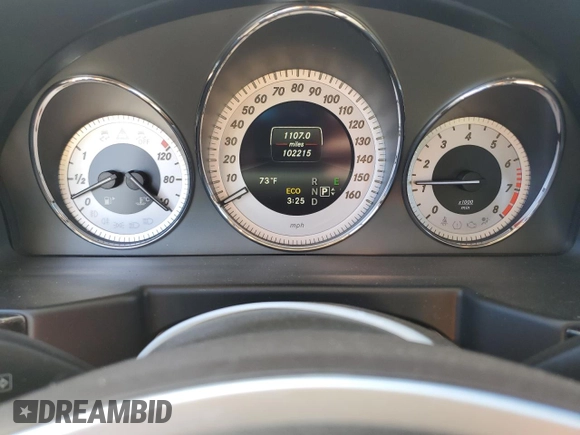 2014 Mercedes-Benz GLK 350 with VIN WDCGG8JBXEG310156, listed as a Copart auction lot 74337804 with 102,215 mi miles and Salvage Title. Bid and sale history available at DreamBid. Image 9.