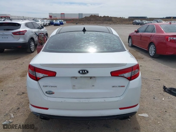 2012 Kia Optima SX with VIN 5XXGR4A60CG058689, listed as a IAAI auction lot 41774004 with 169,831 mi miles. Bid and sale history available at carsss.com. Image 16.