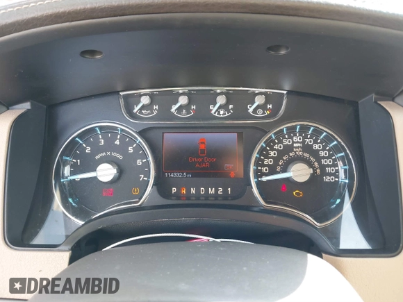 2012 Ford F-150 XL with VIN 1FTFW1CF5CFB20408, listed as a IAAI auction lot 41534268 with 114,332 mi miles. Bid and sale history available at carsss.com. Image 7.
