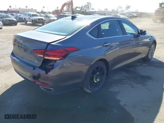 2017 Genesis G80 3.8L with VIN KMHGN4JEXHU172344, listed as a IAAI auction lot 41646630 with 113,280 mi miles. Bid and sale history available at carsss.com. Image 4.