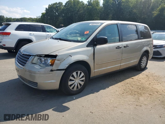 2008 Chrysler Town & Country LX with VIN 2A8HR44H68R617462, listed as a Copart auction lot 68522444 with 169,155 mi miles and Salvage Title. Bid and sale history available at DreamBid. Image 1.